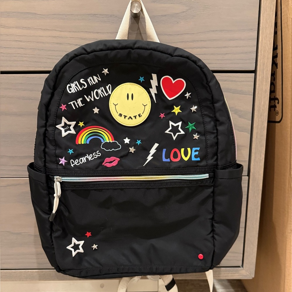 STATE Kane Kids Girls’ Girl Power Backpack in Black